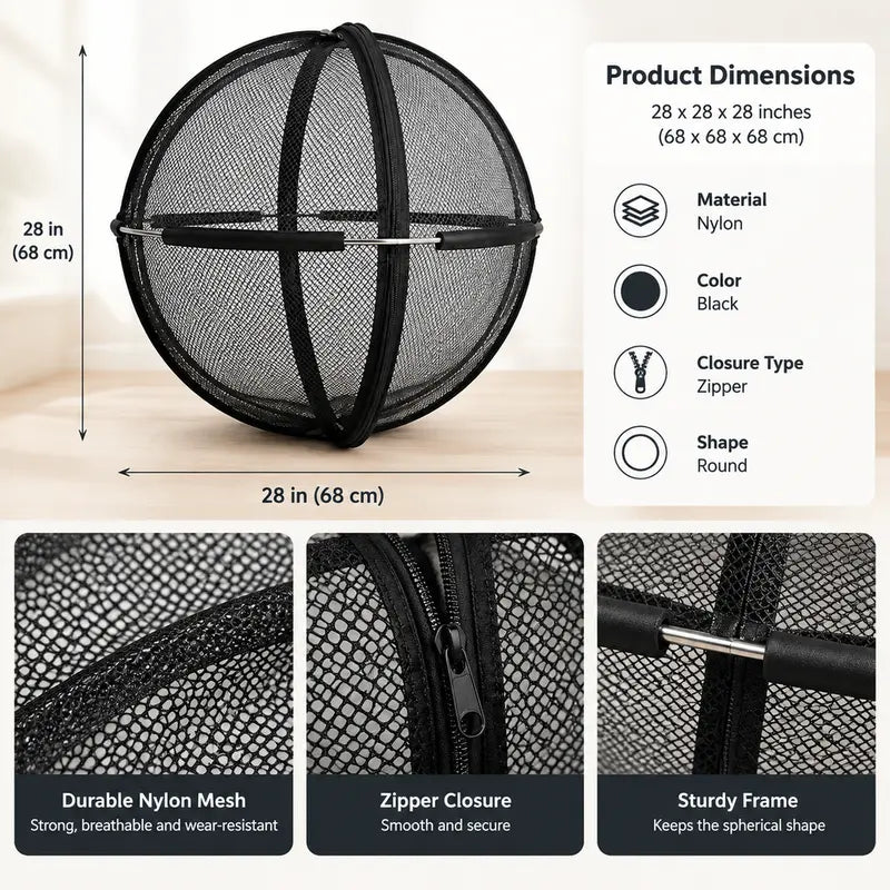 🔥LAST DAY Save 50%🔥Portable Outdoor Cat Enclosure Mesh Ball Cat Cage