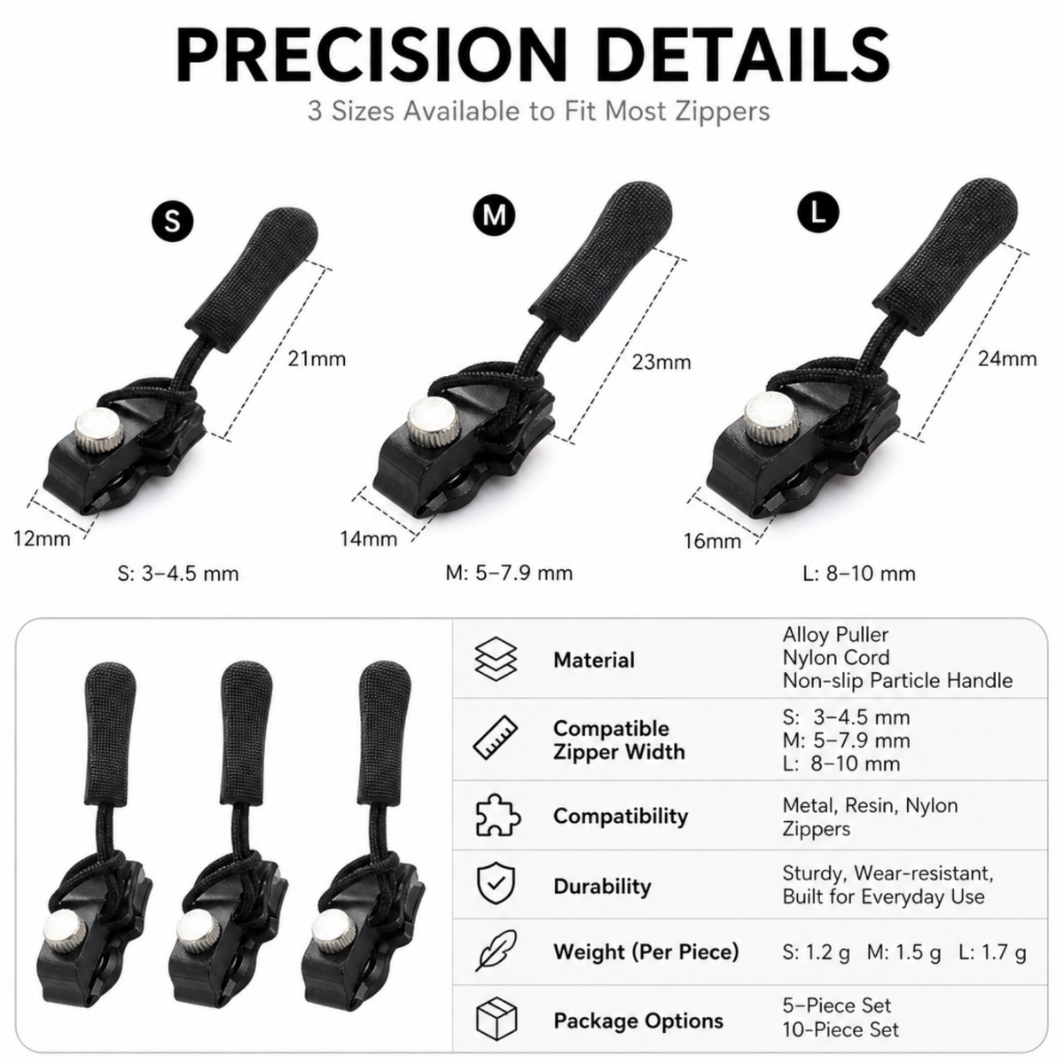 š„LAST DAY Buy 1 Get 1 Freeš„Zipper Repairer-Home Tool-Free Replacement Zipper Locks