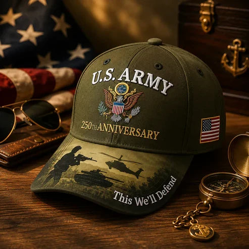 🔥 Father’s Day Sale - ❤️ Handmade Embroidered Devil Dog USMC 250th Birthday Commemorative Cap 🇺🇸