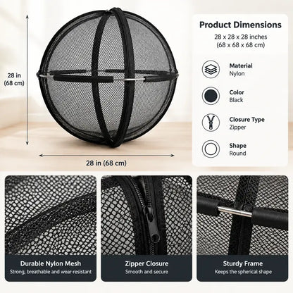 🔥LAST DAY Save 50%🔥Portable Outdoor Cat Enclosure Mesh Ball Cat Cage