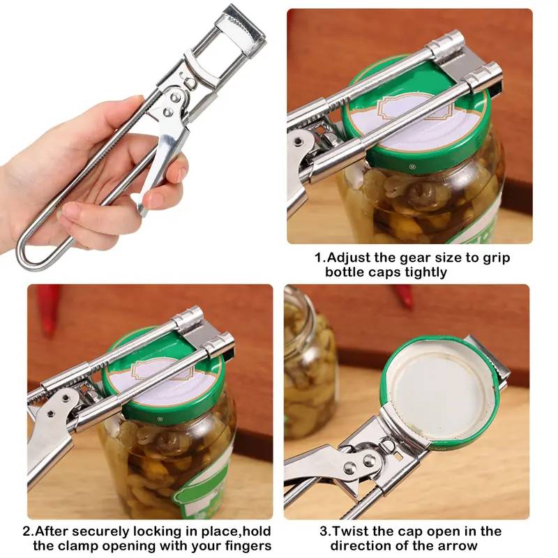 🔥LAST DAY Buy 1 Get 1 Free🔥Jar Opener for Weak Hands, Multifunctional Adjustable Can Opener