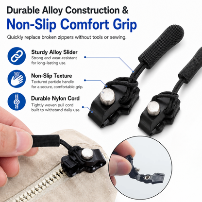🔥LAST DAY Buy 1 Get 1 Free🔥Zipper Repairer-Home Tool-Free Replacement Zipper Locks