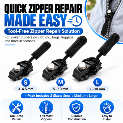 🔥LAST DAY Buy 1 Get 1 Free🔥Zipper Repairer-Home Tool-Free Replacement Zipper Locks