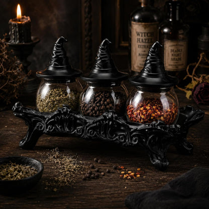Witch Hat Glass Jars - Set of 3 — product gallery 05
