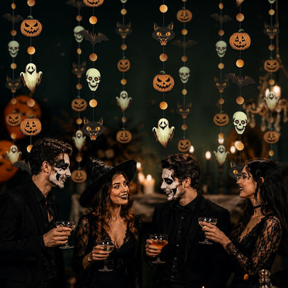 Retro Halloween Paper Garlands - Set of 4 — product gallery 05