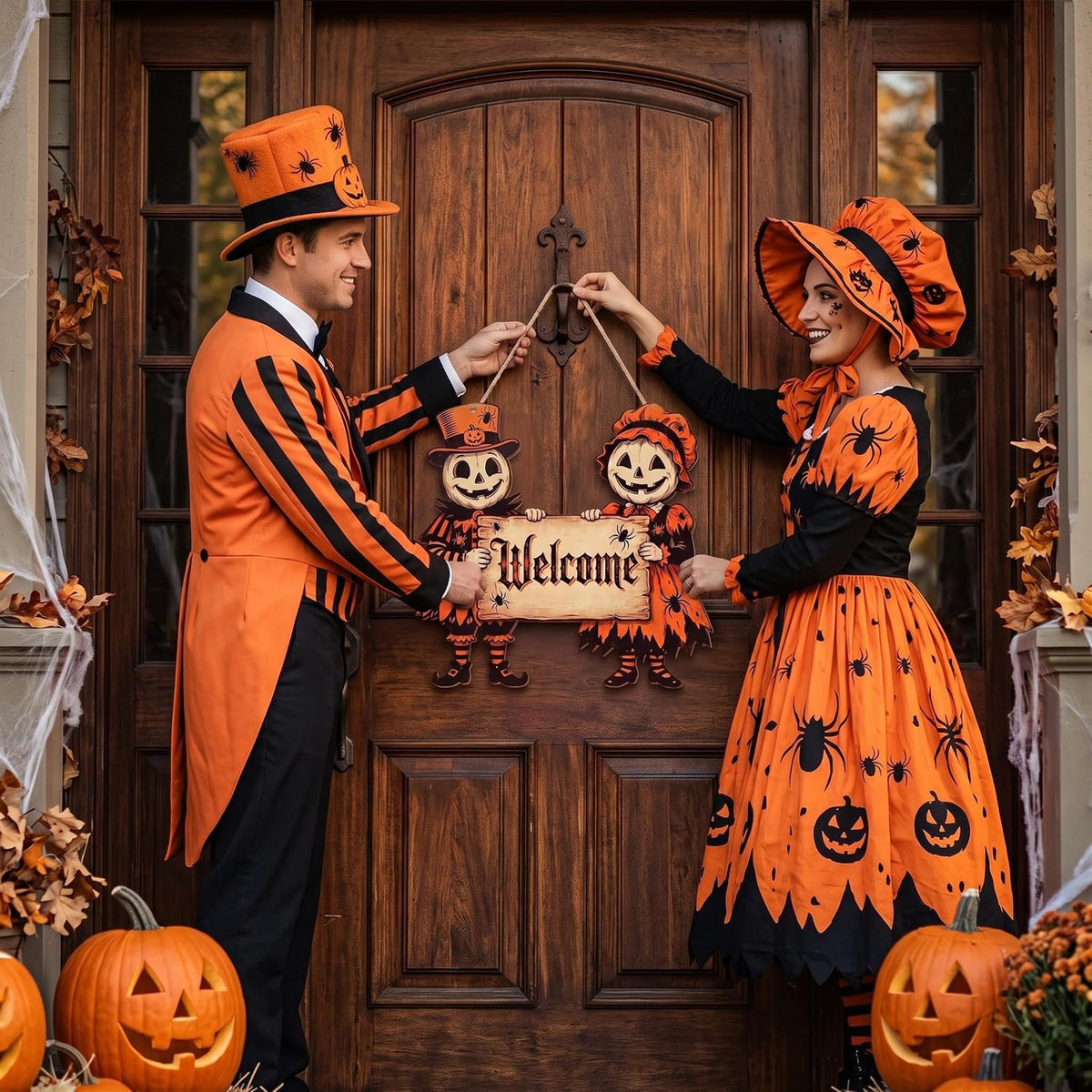 Vintage Halloween Welcome Sign — product gallery 04