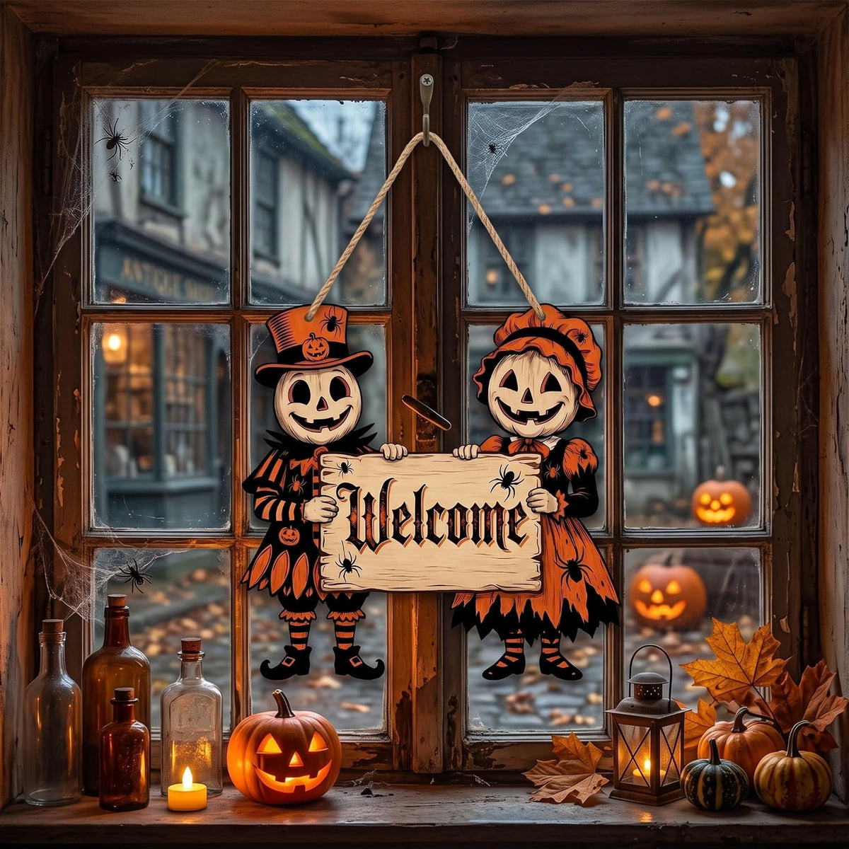 Vintage Halloween Welcome Sign — product gallery 02