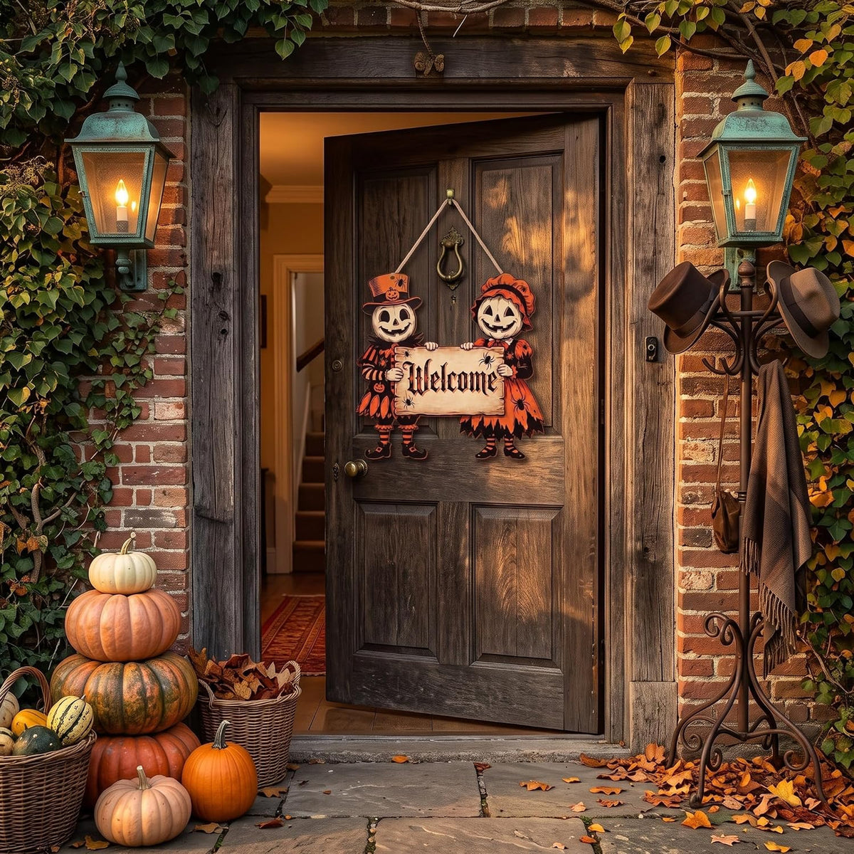 Vintage Halloween Welcome Sign — product gallery 05