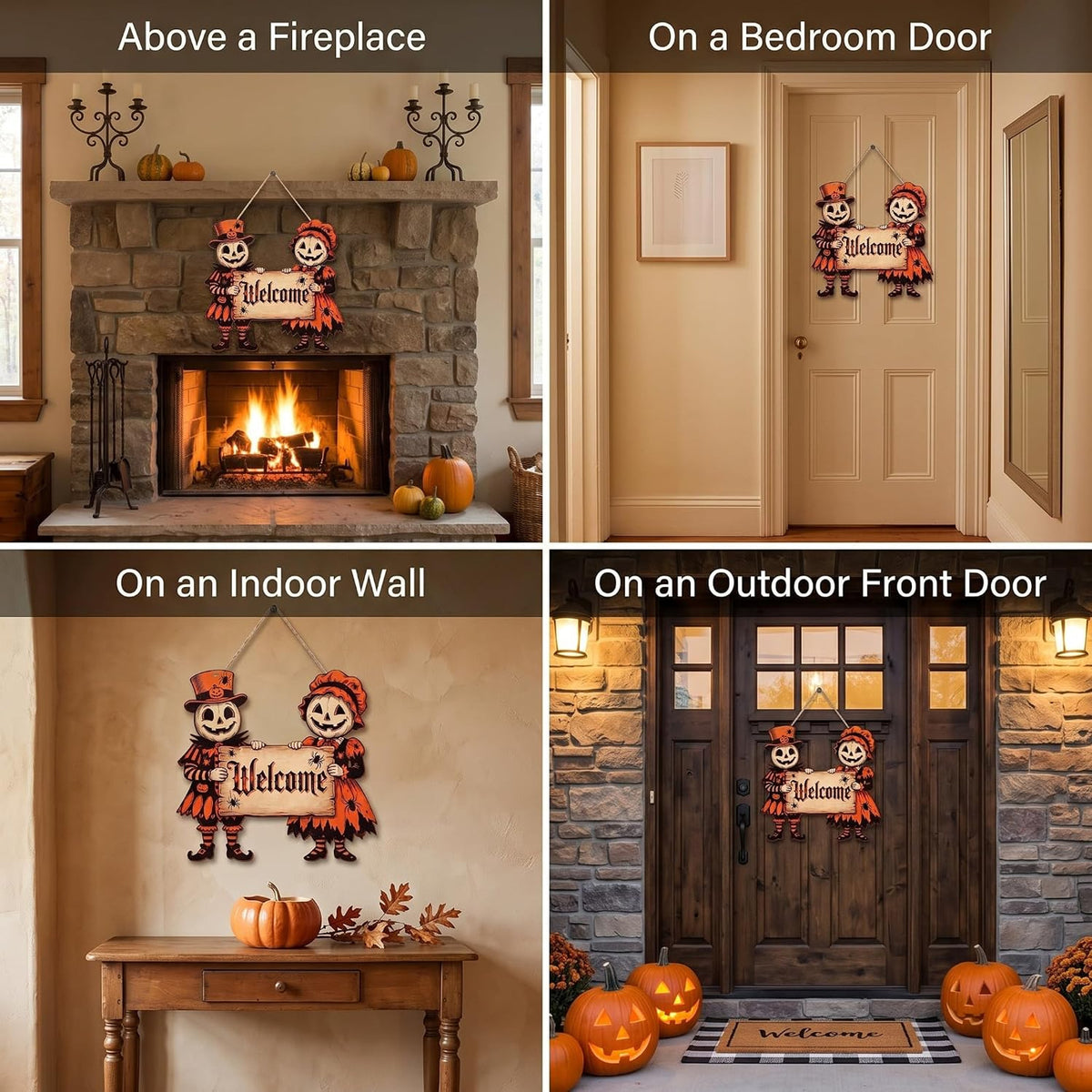 Vintage Halloween Welcome Sign — product gallery 06