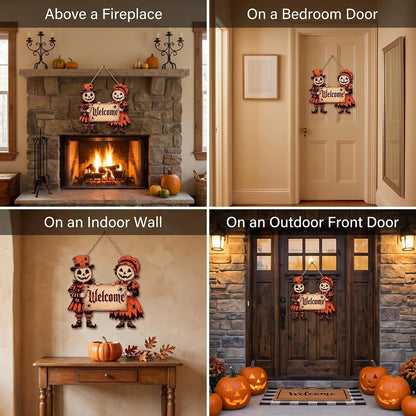 Vintage Halloween Welcome Sign — product gallery 06